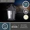 Vaxcel Lexington 1 Light Dusk to Dawn Black Outdoor Wall Lantern Clear Glass T0540 - alternate 2